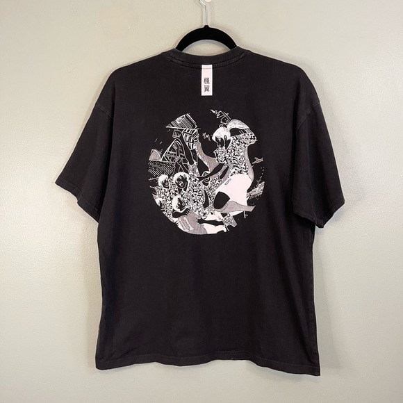 Adidas X Captain Tsubasa Men's Black Limited Edition Football Jersey Tee Medium - Picture 9 of 10